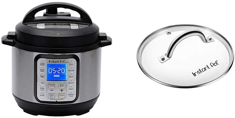 Instant Pot 6-qt Duo Plus 9-in-1 Pressure Cooker with Glass Lid 